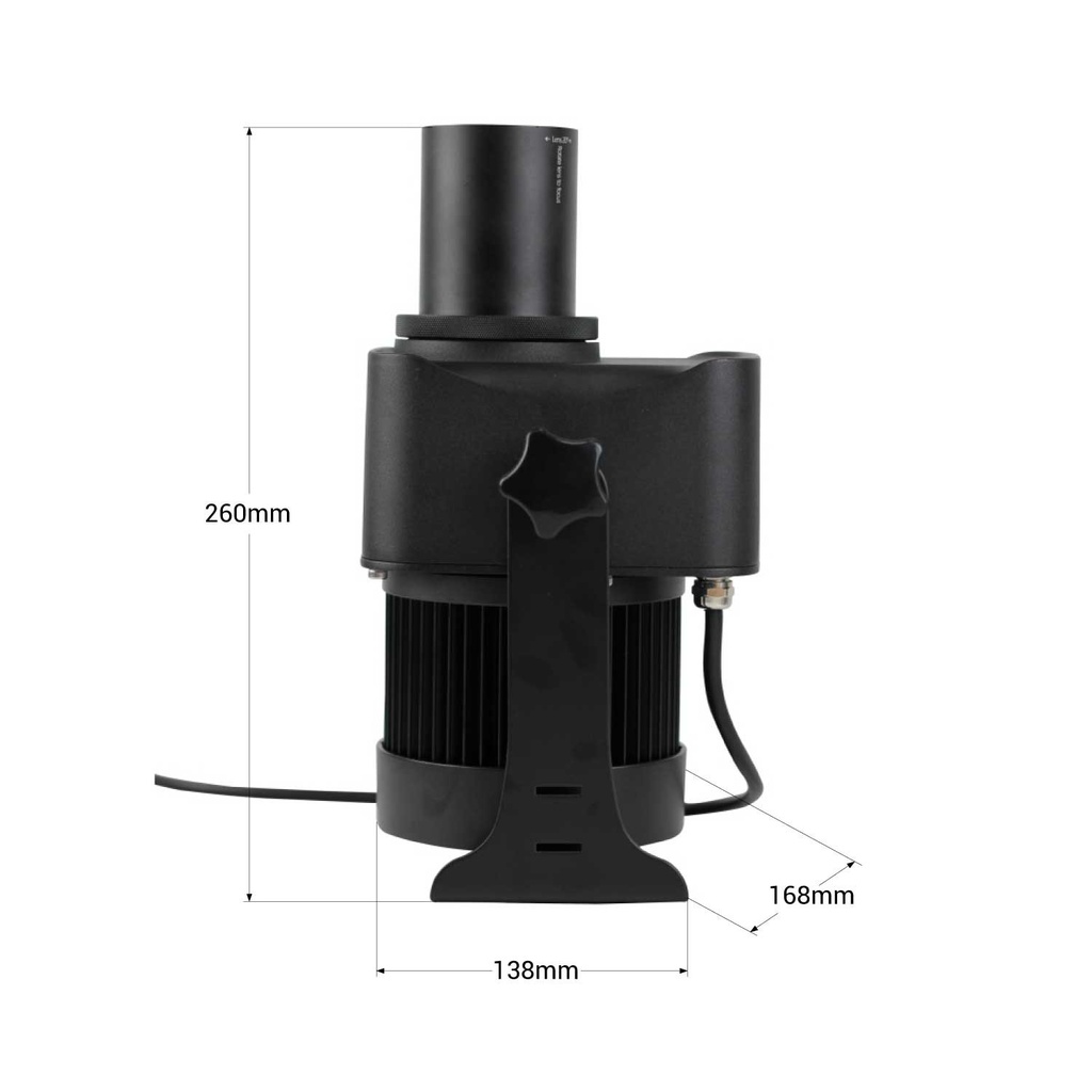 Proyector de logos LED GOBO para exterior 100W IP65