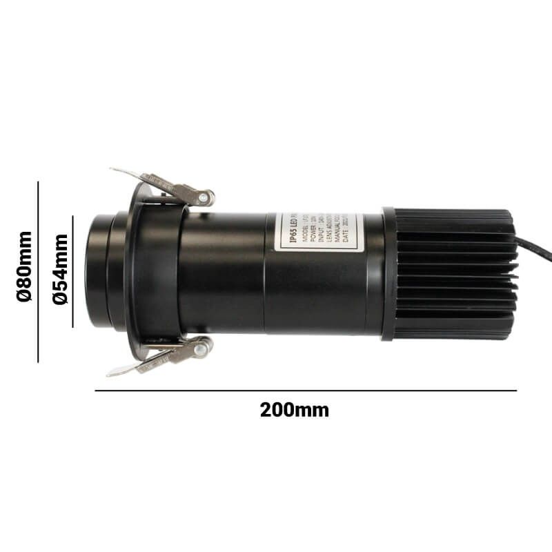 Proyector de logotipo LED GOBO empotrable 10W