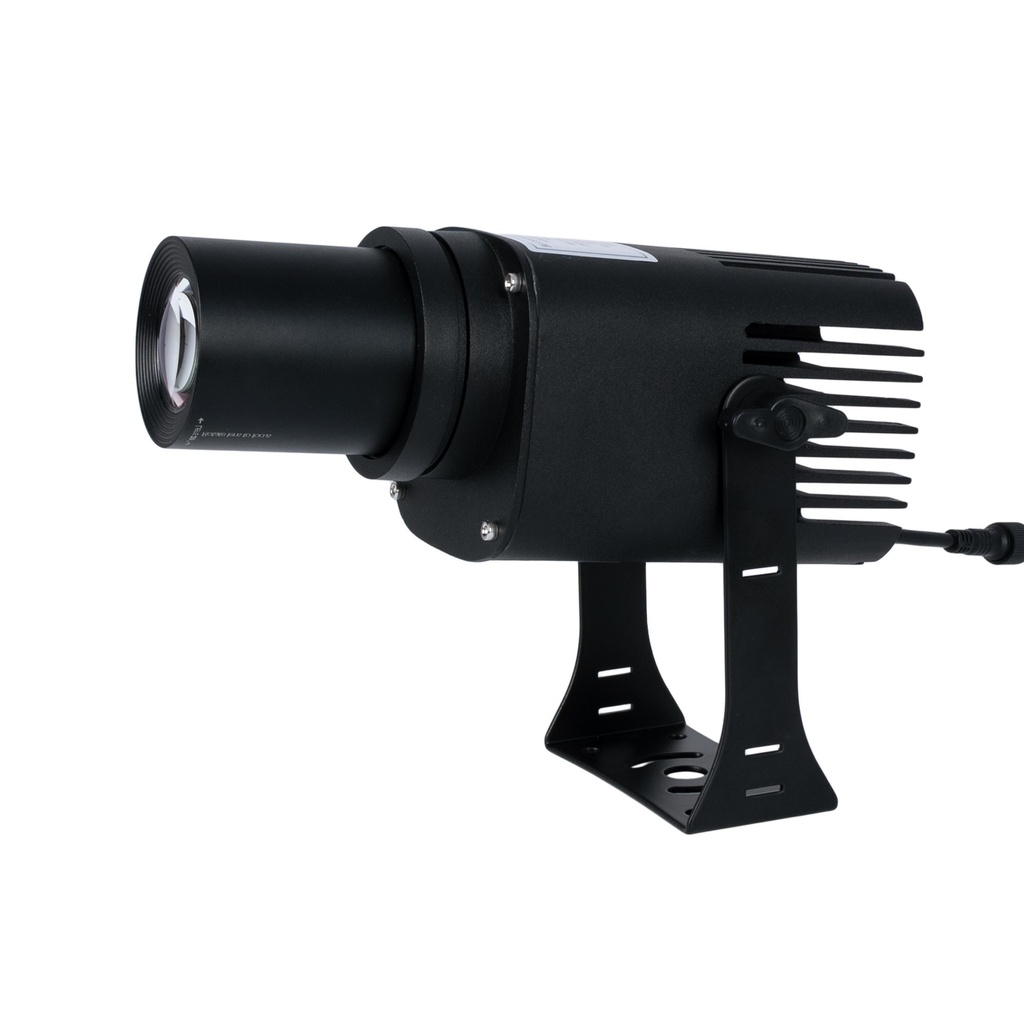 Proyector de logos LED orientable "GOBO" para exterior IP65 de 20W