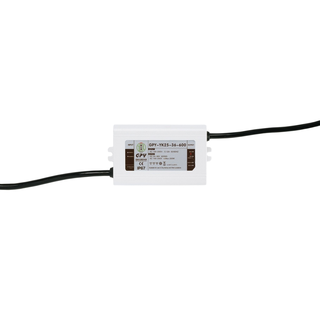 Proyector de logos LED orientable "GOBO" para exterior IP65 de 20W