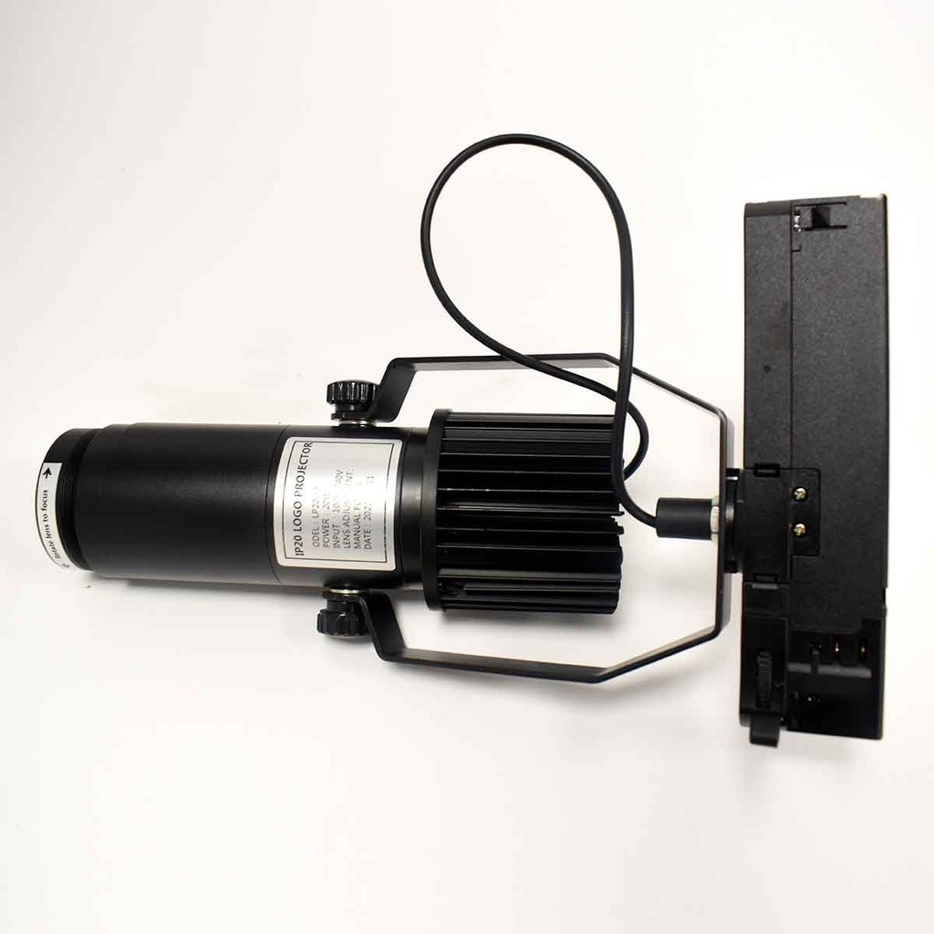 Proyector de logos 20W con conector trifásico