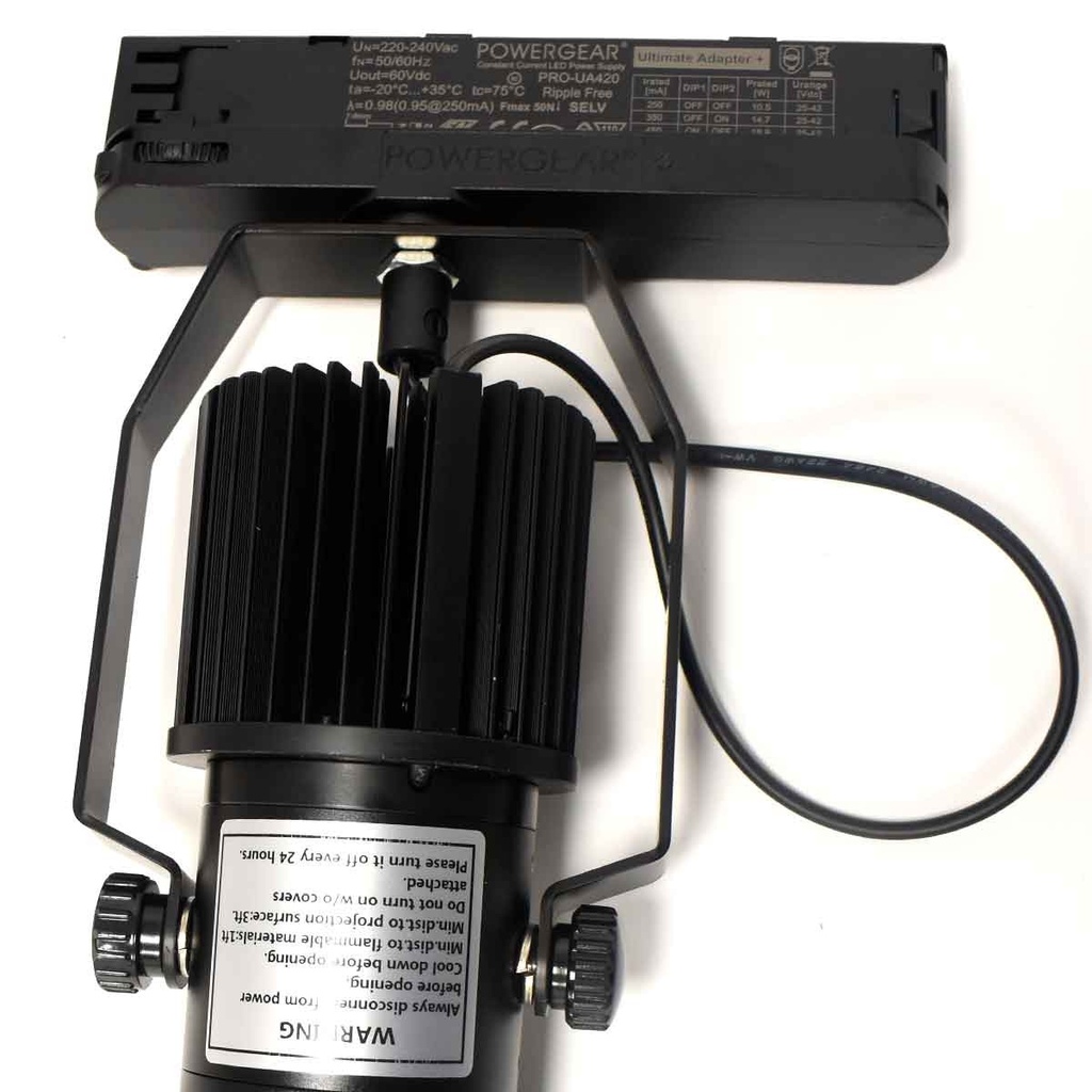Proyector de logos 20W con conector trifásico