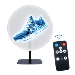 Ventilador holográfico 3D de mesa 120W 24V