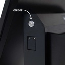 Display publicitario portátil 43'' exterior - LCD full HD - Con ruedas y batería