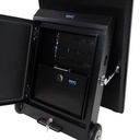 Display publicitario portátil 43'' exterior - LCD full HD - Con ruedas y batería