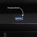 Display publicitario portátil 43'' exterior - LCD full HD - Con ruedas y batería