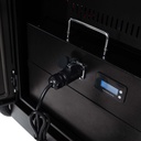 Display publicitario portátil 43'' exterior - LCD full HD - Con ruedas y batería