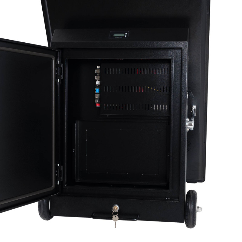 Display publicitario portátil 43'' exterior - LCD full HD - Con ruedas y batería