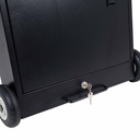 Display publicitario portátil 43'' exterior - LCD full HD - Con ruedas y batería